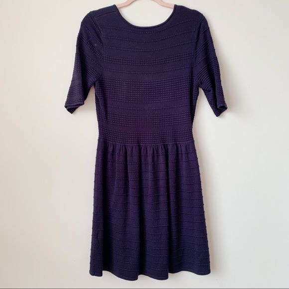 Vince Camuto Navy Knit Sweater Dress Size Large - Picture 6 of 6